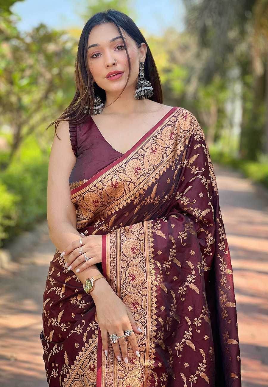 Banarasi Soft Silk saree - MYLUXURY LANE ENTERPRISE